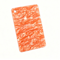 Feuille acrylique personnalisée légère faite à la main, effet marbre, scintillante et moderne, pour loisirs créatifs, pinces à cheveux, décoration murale et maison