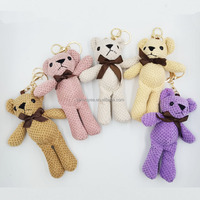 Lindo oso de peluche de piña oso de peluche llavero Animal de peluche juguetes de peluche Día de San Valentín boda regalo de Navidad