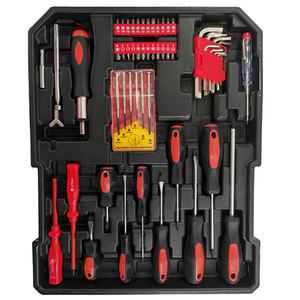 Juego de herramientas de mano Mehanic de 950 piezas, 186 piezas, alicates de destornillador en caja de carro de aluminio portátil - Product Image 3