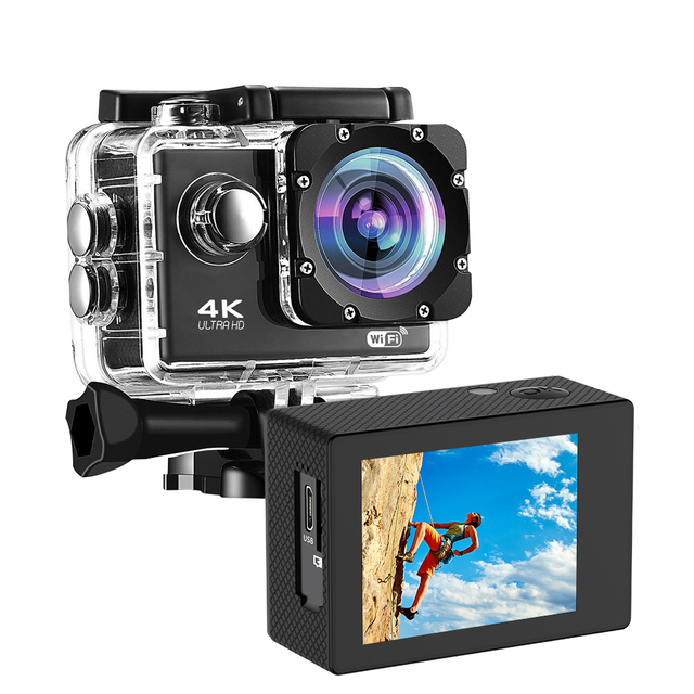 Appareil Photo Professionnel Camera Action Camera Anti Shake Ultra Hd New 4k Best 1080P Waterproof Camera Outdoor Sports
