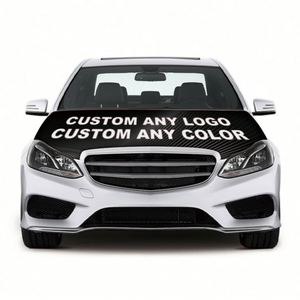 Factory Direct Fast Delivery Custom Car Cover <b>Flag</b> Waterproof Engine Logo Car Hood <b>Flag</b> Universal Fit - Product Image 4