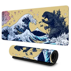 Grand Japon Bleu Mer Close Art Grande Taille Tapis De Souris En Caoutchouc Naturel PC Ordinateur Gaming Tapis De Souris Tapis De Bureau Verrouillage Bord De <span class=keywords><strong>CS</strong></span> GO <span class=keywords><strong>LOL</strong></span> - Product Image 1