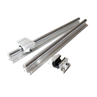 Ensemble de rails de guidage linéaires SBR TBR |   Rail rond SBR16/SBR20/TBR16/TBR20, bloc carré SBRUU/TBRUU, roulement en alliage HRC60-64 pour CNC DIY