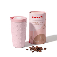 Nouvelle Tasse à Café Isotherme en Acier Inoxydable de 12 oz avec Logo Personnalisé, Couleurs Variées, pour Boissons Chaudes et Froides, Idéale pour le Camping