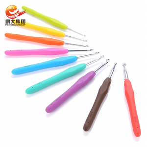 Hebei pendgda 9pcs tpr mango de plata jumbo <span class=keywords><strong>tulip</strong></span> <span class=keywords><strong>etimo</strong></span> de acero inoxidable gancho de ganchillo conjunto - Product Image 6