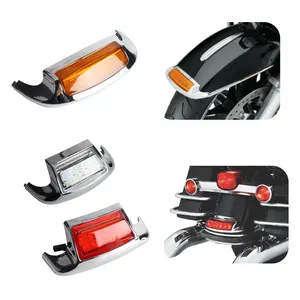 Garde-boue arrière LED lumière rouge clair Len universel pour Harley FLSTC 1986-08 FLSTN 1993-96 FLHR FLHS FLHT FLT 1980-2013