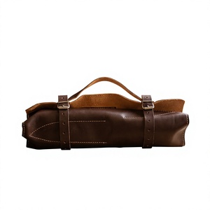 Ensemble de couteaux de cuisine en acier Damas, 5 pièces, manche en bois, lames droites, couteaux de chef, lame polie, ambidextres, haute qualité, 58-60HRC - Product Image 1