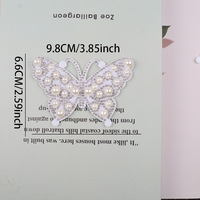 Boutons de manchette en résine avec impression par sublimation, motif papillon perlé, couleur et taille personnalisables, accessoires DIY, style japonais et coréen, quatre saisons SF
