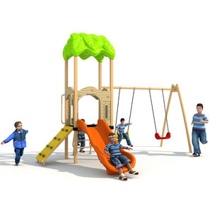 Hersteller Custom ized Small Garden Series Kunststoff Outdoor Klettern etze Kombination rutschen Kinderspiel plätze Home - Product Image 1