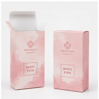 Boîte cosmétique personnalisée pour gloss à lèvres, maquillage, produits de beauté avec logo personnalisé imprimé sur l'emballage