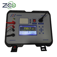 Micro-ohmmètre, testeur de disjoncteur, testeur de circuit, testeur de boucle 100A, instrument électrique, testeur de résistance de boucle de contact