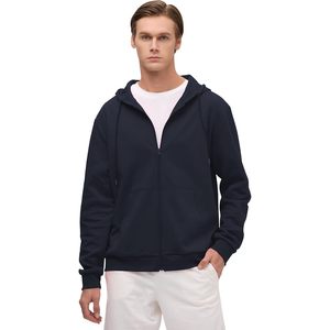 Sudadera con capucha ligera con cremallera para hombre FOXA, sudadera de manga larga, chaqueta básica deportiva de corte ajustado con bolsillos - Product Image 4