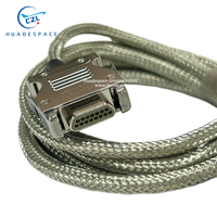 Connecteur MIL-DTL-83513 J30JA-15TJ 1500mm 15 broches verrouillables J30JA-15TK J30JA-15ZJ J30JA-15ZK Série J30J Manchon ondulé Huadespace