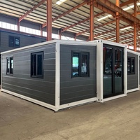 Maison conteneur modulaire extensible de 20 pieds, économique, à ossature légère en acier, de luxe, préfabriquée, aux normes australiennes, pour habitation