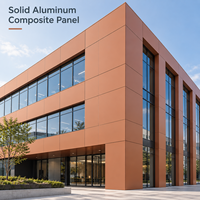 Panneau composite en aluminium (ACP) métallique 4x8 avec revêtement FEVE, résistant au feu A2, écologique, pour façade de bâtiment et mur-rideau