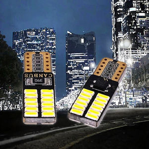 Bombillas LED T10 24LED 4014 para Luz de Matrícula, Luz de Señalización Lateral y Luz de Posición Automotriz - Product Image 3