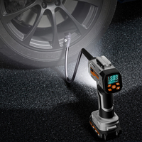 Gonfleur de pneus compact pour voiture et compresseur d'air haute précision avec manomètre numérique pour usage quotidien des véhicules