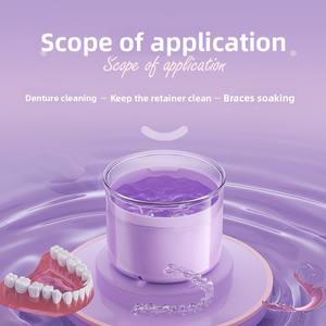 Boîte de rangement et de lavage grande capacité pour appareils dentaires, prothèses et gouttières orthodontiques avec fonction d'immersion et d'égouttage SSDC-1 - Product Image 2