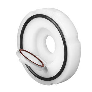 วาล์วตรวจสอบแบบเวเฟอร์ PVDF สำหรับสมาชิกทีมงาน ชนิดปีกผีเสื้อแบบใบพัดเดี่ยว สำหรับฟังก์ชั่นหยุดน้ำในท่อ ดีไซน์แบบตรงผ่าน - Product Image 1