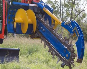 MINICARGADORA DE deslizamiento de enganche de rayos, accesorio de uso de Tractor agrícola, zanjas de excavación, nuevo diseño - Product Image 3