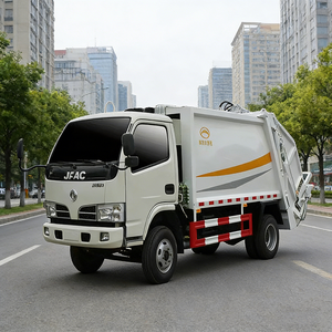 Camión de Basura Compactador de Carga Trasera Dongfeng con Transmisión Manual 4x2, Capacidad de 3-6 m³, Camiones de Compresión de Basura - Product Image 1