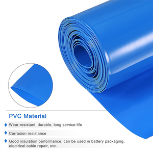 Película Termoencogible de PVC Azul para Paquetes de Baterías 18650, Tubo Termoencogible de PVC para Paquetes de Baterías de 130 mm - Product Image 5
