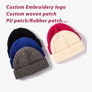Bonnet côtelé tendance pour homme, style streetwear, bonnet de pêcheur, bonnet de course, bonnet d'hiver personnalisé - Product Image 2