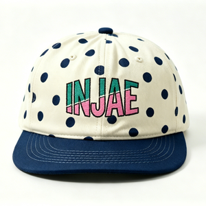 Embroidered Logo Customization 6-Panel <b>Baseball</b> <b>Cap</b> Polka Dot Decoration Adjustable Metal Buckle Unisex Casual <b>Baseball</b> <b>Cap</b> - Product Image 2
