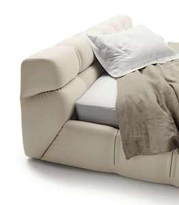 लक्जरी आधुनिक हाथ से नक्काशीदार लकड़ी के राजा और रानी आकार के बिस्तर सेट - Product Image 3