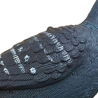 Tortue gonflable en deuil floqué coquille volante en plastique colombe Pigeon leurres pour la chasse