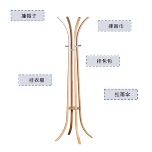Bamboo Folding <b>Table</b> Round <b>Trestle</b> Base Minimalist Design Outdoor Use Medium Size - Product Image 3