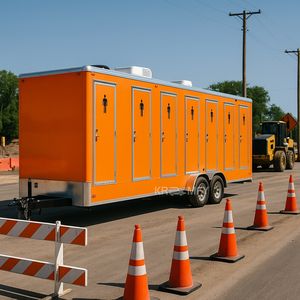 Baño Portátil Temporal 2025, Remolques de Baño Móviles para Viajes, Duchas - Product Image 5