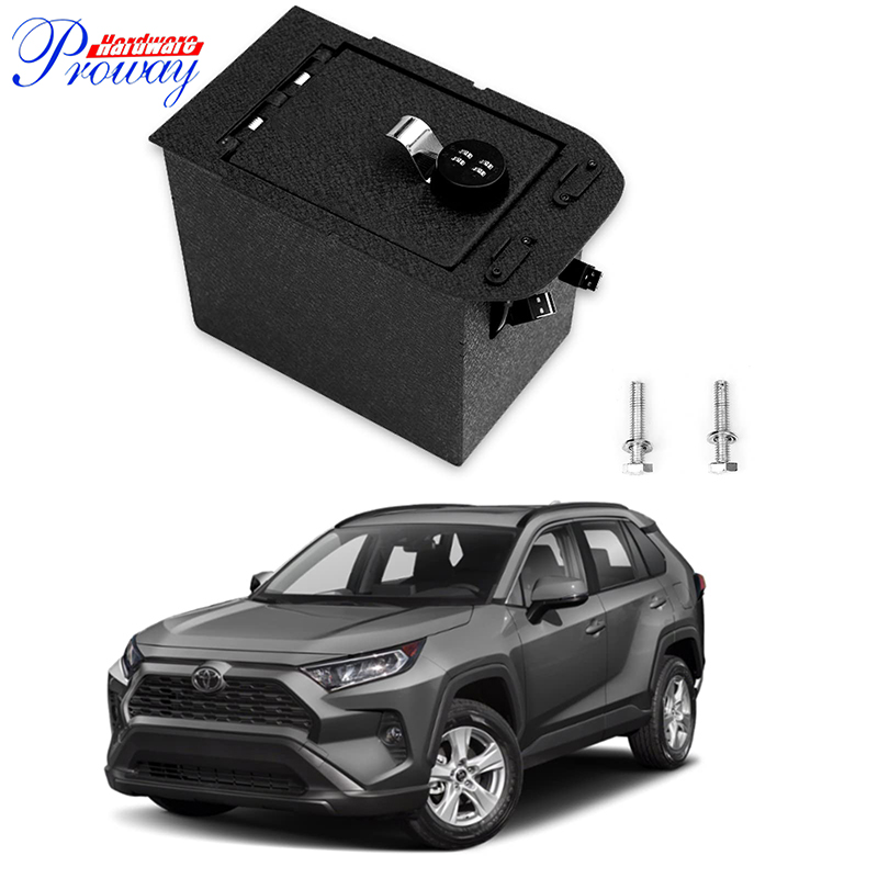 Proway 4-разрядный комбинированным замком в виде центральной консоли безопасный Оружейный Сейф вести автомобиль совместим центральной консоли сейф с 2019-2022 Toyota RAV4