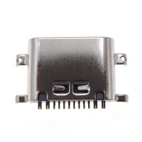 Fournitures de bureau Shenzhen L = 7.1mm 16 broches SMD montage moyen 90 degrés femelle USB Type C connecteur USB-C pour téléphones mobiles