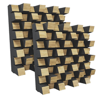 Panneaux Diffuseurs Acoustiques 3D en Mousse Carrée pour Studio, Cinéma, Maison et KTV