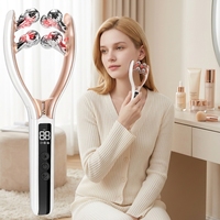 Rouleau de massage facial 3D pour raffermir la peau, appareil de beauté portatif en forme de V pour lifting du visage, microcourant ABS