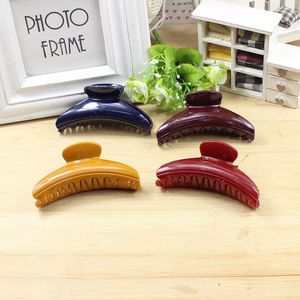 กิ๊บติดผมพลาสติกสีสันสดใส 13 ซม. สำหรับผู้หญิง ทรงผมเกล้าแบบลำลอง - Product Image 1