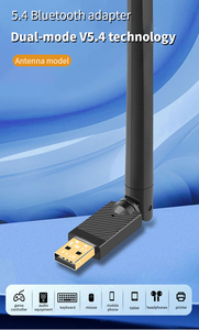 플러그 앤 플레이 블루투스 5.4 &lt;span class=keywords&gt;&lt;strong&gt;USB&lt;/strong&gt;&lt;/span&gt; 어댑터 무선 헤드폰 용 외부 안테나가있는 마우스 키보드 - Product Image 4