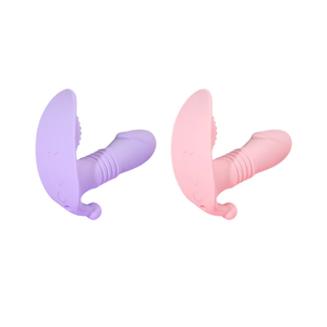 Afstandsbediening Vibrerende Staaf Dildo <span class=keywords><strong>Jade</strong></span> Vlinder Intrekbare Draagbare Vibrator Voor Vrouwen G-Point Stick Seksspeeltje - Product Image 2