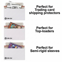 Supports de protection professionnels rigides en carton, anti-pliage, robustes, pour l'envoi et la collection de cartes à collectionner