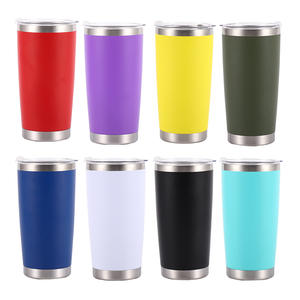 Mug de voyage durable avec logo personnalisé, 20 oz, double paroi en acier inoxydable, gobelet isotherme sous vide avec couvercle magnétique - Product Image 1