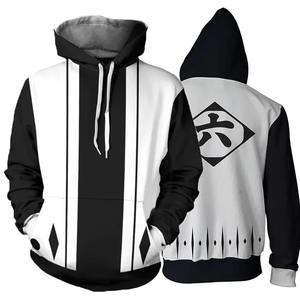 เสื้อสเวตเชิ้ตแขนยาวผู้ชาย พิมพ์ลาย 3 มิติ ลาย Bleach สำหรับคอสเพลย์ เสื้อฮู้ดถักไหมพรม ชุดวอร์มฤดูหนาว - Product Image 5