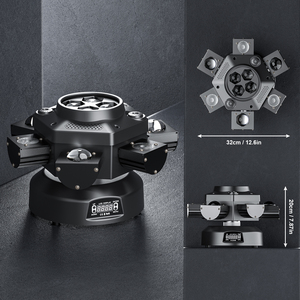 150W Disco sân khấu Led di chuyển đầu đèn laser <span class=keywords><strong>6</strong></span> cánh tay ong mắt chùm RGBW DMX hiệu ứng nhấp nháy tiệc cưới câu lạc bộ đêm di chuyển ánh sáng - Product Image 6