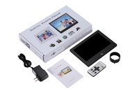 Marco Digital con Sensor de Movimiento a Precio de Fábrica Pantalla LCD de 7 Pulgadas Reproductor de Video MP3 Marco de Fotos Digital a Batería con USB