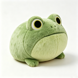 Customized frog cuddle pillow, cottagecore bedroom decor plush, kids swamp animal plush gift, bedtime <b>squishy</b> comfort toy - Product Image 4