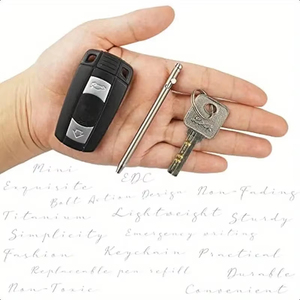 Stylo miniature en titane portable, gadget EDC, personnalité créative, stylo de signature pour l'extérieur - Product Image 5