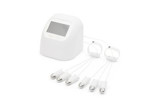 Masajeador de dedos dorados EMS RF infrarrojo portátil Dispositivo de belleza facial Radiofrecuencia para estiramiento facial Microcorrientes de plástico - Product Image 3