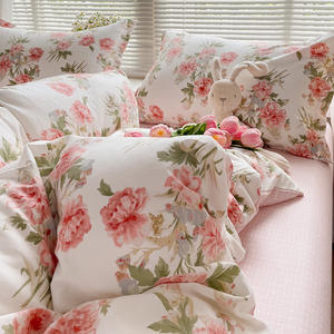 Ensemble <span class=keywords><strong>de</strong></span> draps <span class=keywords><strong>de</strong></span> literie 100% coton <span class=keywords><strong>de</strong></span> haute qualité ensembles <span class=keywords><strong>de</strong></span> <span class=keywords><strong>housse</strong></span> <span class=keywords><strong>de</strong></span> <span class=keywords><strong>couette</strong></span> <span class=keywords><strong>de</strong></span> luxe ensemble <span class=keywords><strong>de</strong></span> literie <span class=keywords><strong>imprimé</strong></span> en coton 3 pièces/4 pièces - Product Image 2