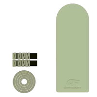 Tapis de yoga et Pilates écologique avec logo personnalisé, en PU antidérapant, imperméable, poids pour chevilles et poignets pour le Hot Yoga, épaisseur 5 mm