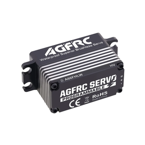 Motor AGFRC A66FHLW Super Torque 60kg.cm 0.1Seg con Engranajes de Acero Reforzado, Perfil Bajo, 4 Polos, BLS, Impermeable para Buggy/Barco RC 1/8 - Product Image 5